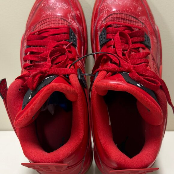 Air Jordan 4 Retro NRG Singles Day Size 14.5 Fire Red AV3914-600 - Picture 4 of 9